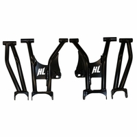 High Lifter Rear Raked Upper and Lower Control Arms - Polaris General, RZR S, Trail S