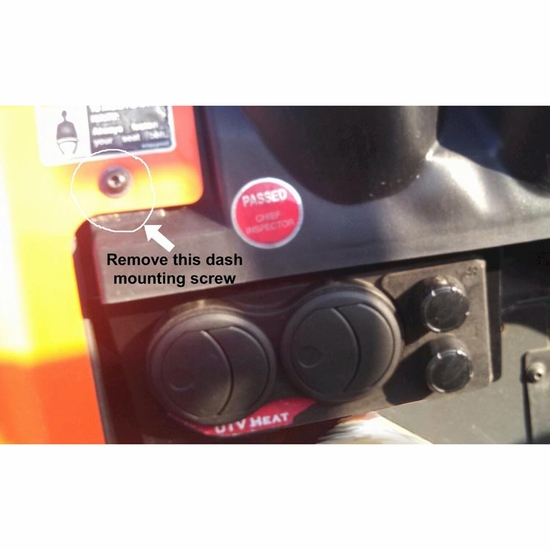 Ice Crusher Under Dash Compact Cab Heater - 2004-11 Kubota RTV 900 - alt image 0