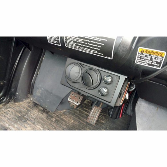 Ice Crusher Under Dash Compact Cab Heater - 2008-19 Kubota RTV 500 - alt image 1