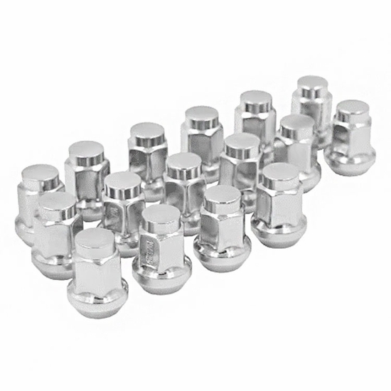 ITP Chrome 10mm x 1.25 Tapered Lug Nuts w/ 14mm Head, Box of 16