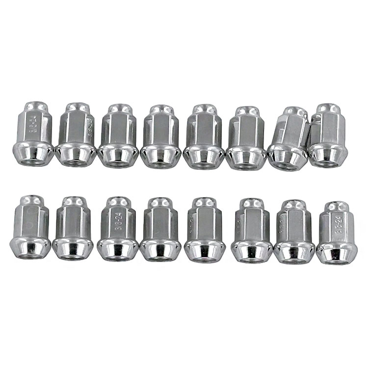 Spike ATV Lug Nuts 16 Pc Kit 10x1.25 Black