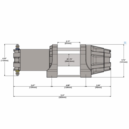 KFI Assault 5000 lb. Winch - alt image 6