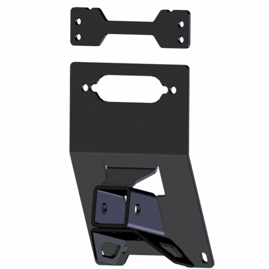 KFI Lower 2 Inch Receiver Hitch - 2022-25 Mid Size Polaris Ranger SP 570, PRO XD