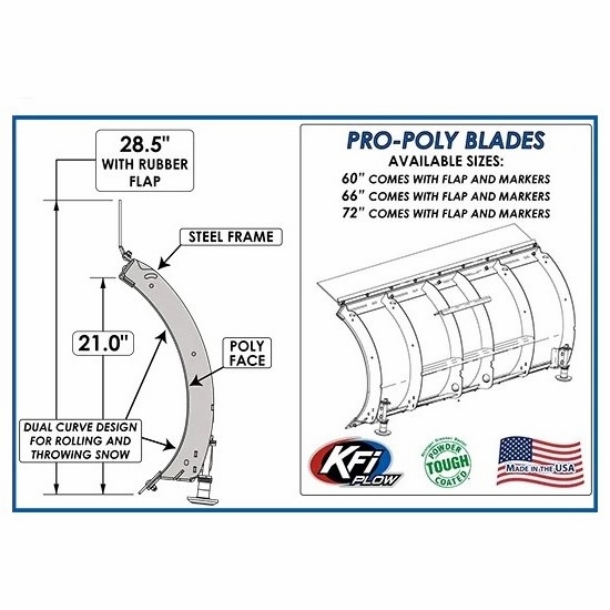 KFI Pro-Poly Snow Plow Blade - alt image 1