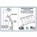 KFI Pro-Poly Snow Plow Blade