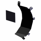 KFI Pro-Poly Tapered Side Shield - Passenger Side