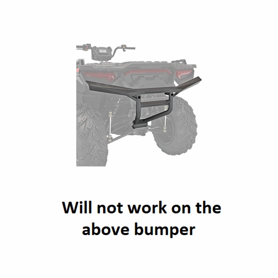 KFI Rear 2 Inch Receiver Hitch - Polaris Sportsman 850, XP 1000 - alt image 1