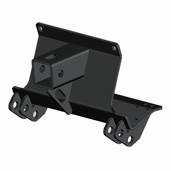 KFI Snowplow Mount w/ 2 Inch Receiver - 2016 Polaris Ranger XP 900, 2021-25 Ranger XP 1000 SE
