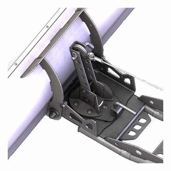 KFI UTV Plow Lever Lift - alt image 1
