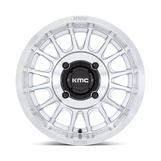 KMC KS138 Impact Silver w/ Machined Face Wheel - 4/137 - alt image 1