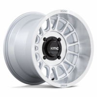 KMC KS138 Impact Silver w/ Machined Face Wheel - 4/137