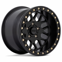 KMC KS235 Grenade Satin Black Beadlock Wheel - 4/137