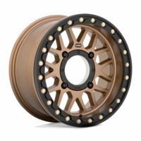 KMC KS235 Grenade Satin Bronze Beadlock Wheel - 4/137