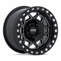 KMC KS241 Torx Gloss Black Milled Beadlock Wheel - 4/156