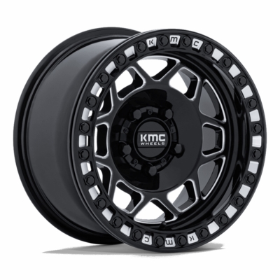 4/156 KS241 Torx Black Milled BL Wheel | Side By Side Stuff