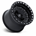 KMC KS242 Aztec Gloss Black Milled Beadlock Wheel - 4/137