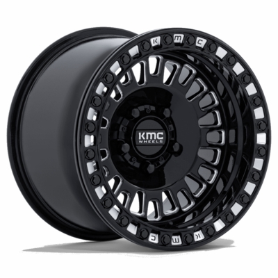 5/4.5 KS242 Aztec Black Milled BL Wheel | Side By Side Stuff