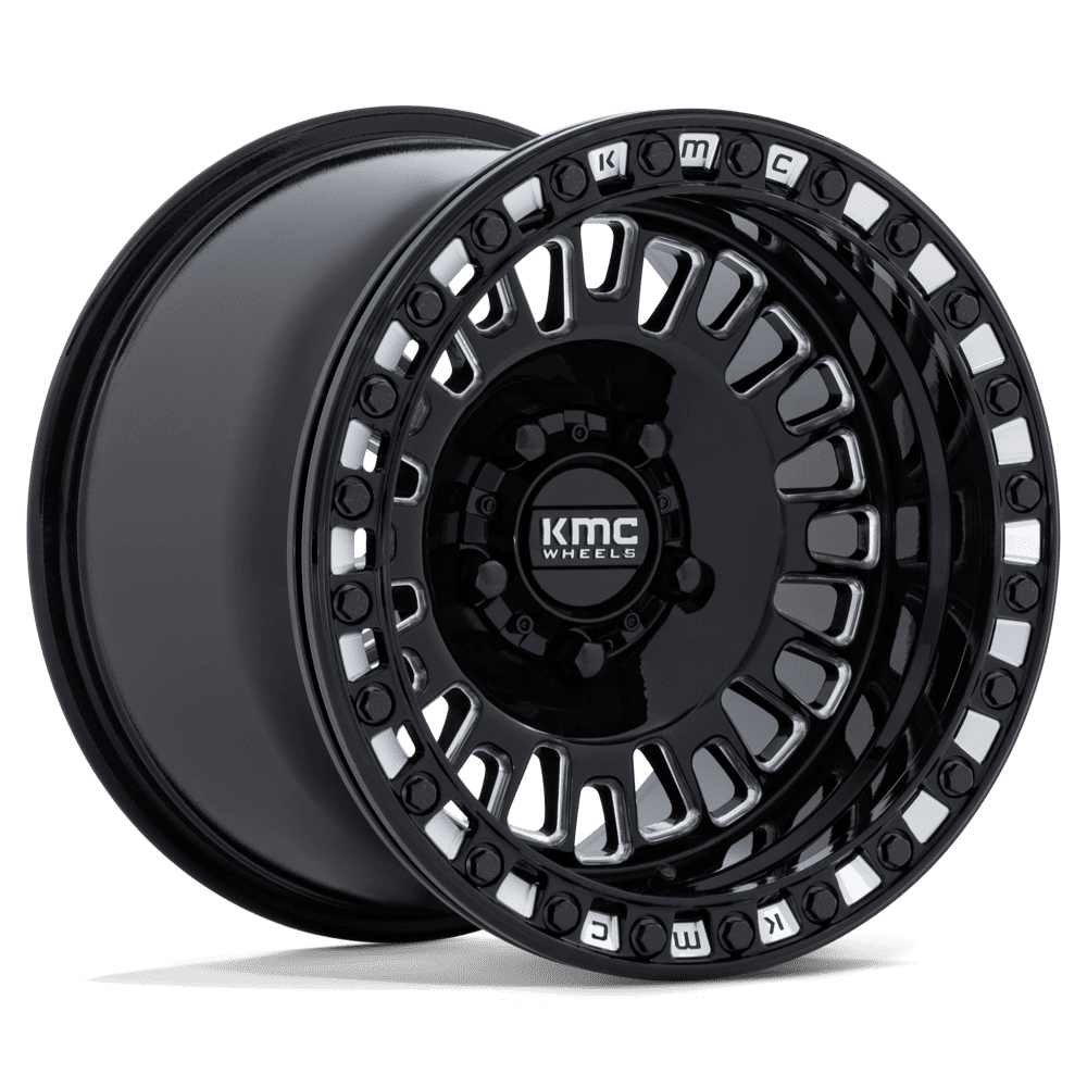 5/4.5 KS242 Aztec Black Milled BL Wheel | Side By Side Stuff