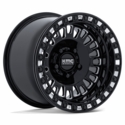 KMC KS242 Aztec Gloss Black Milled Beadlock Wheel - 6/5.5