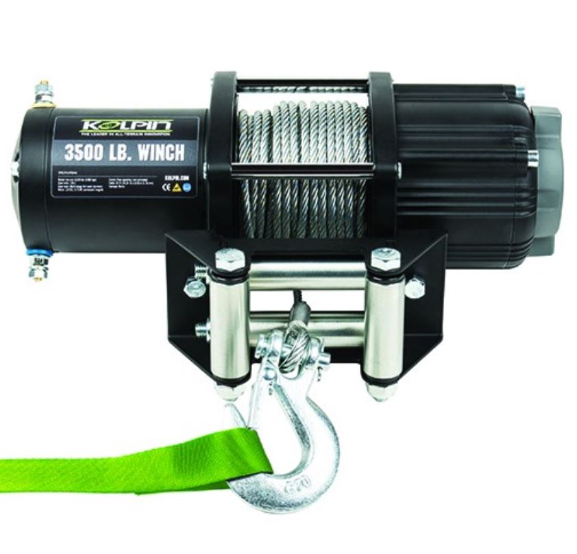 Kolpin 3500 lb. Winch for UTVs Side by Side Stuff