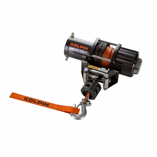 Kolpin 3500 lb. Winch w/ 50 ft Synthetic Rope