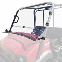 Kolpin Hard Coated Full Hinged Front Windshield - Kawasaki Mule 4000, 4010