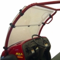 Kolpin Hard Coated Full Hinged Front Windshield - Kawasaki Mule 600, 610