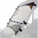 Kolpin Hard Coated Full Hinged Windshield - 2004-18 John Deere Gator HPX, XUV 620i, 625i, 825, 850d, 855