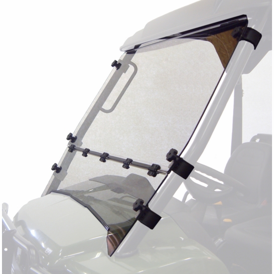 Kolpin Hard Coated Full Hinged Windshield - 2004-18 John Deere Gator HPX, XUV 620i, 625i, 825, 850d, 855 - alt image 0