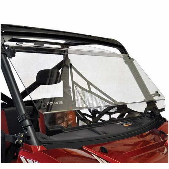 Kolpin Hard Coated Full Tilting Front Windshield - 2013-19 Full Size Polaris Ranger w/ Pro-Fit Cage - alt image 0