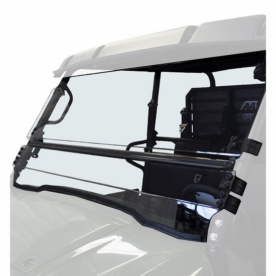 Kolpin Hard Coated Full Tilting Front Windshield - Kawasaki Mule Pro-FX, DX
