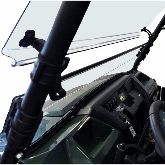 Kolpin Hard Coated Full Tilting Front Windshield - Kawasaki Mule Pro-FX, DX - alt image 0