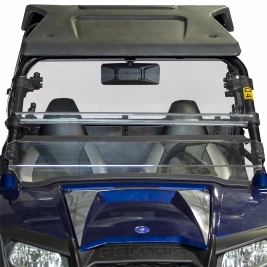 Kolpin Hard Coated Full Tilting Front Windshield - Polaris RZR 570, S 570, 800, S 800, XP 900 - alt image 1