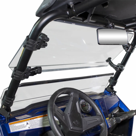Kolpin Hard Coated Full Tilting Front Windshield - Polaris RZR 570, S 570, 800, S 800, XP 900 - alt image 2