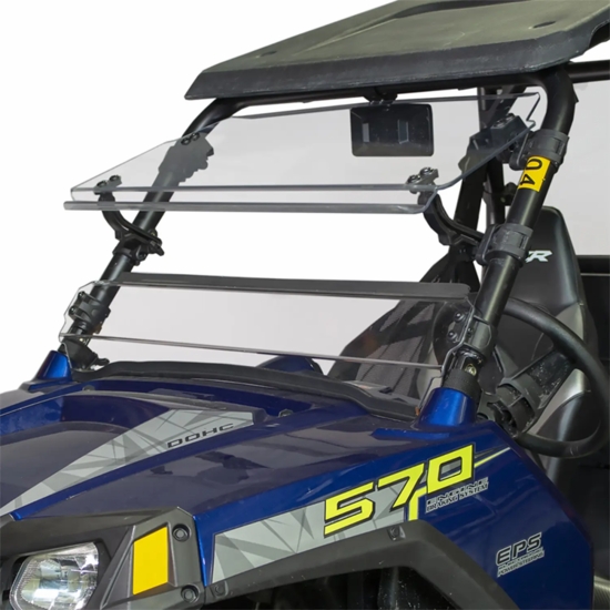 Kolpin Hard Coated Full Tilting Front Windshield - Polaris RZR 570, S 570, 800, S 800, XP 900 - alt image 3
