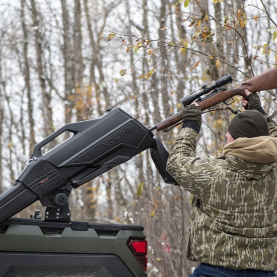 Kolpin KXP Boottector Bracket w/ Gun Boot - Polaris Ranger w/ Lock n' Ride - alt image 3