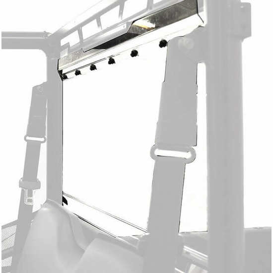 Kolpin Rear Windshield - 2015-21 Mid Size Polaris Ranger 500, 570, ETX, EV - alt image 1