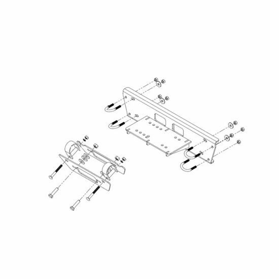 Kolpin Winch Mount - Honda Big Red