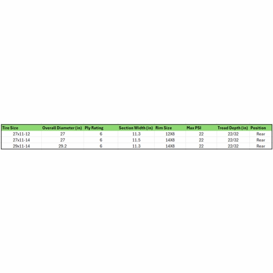 Maxxis MU511 6 Ply Tire - alt image 1