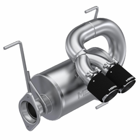 MBRP Performance Series Dual Outlet, Single Slip On Exhaust - Polaris RZR PRO R