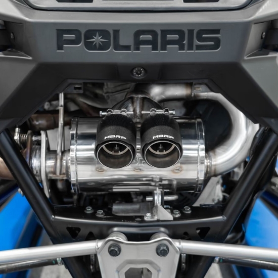 MBRP Performance Series Dual Outlet, Single Slip On Exhaust - Polaris RZR PRO R - alt image 3