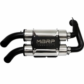 MBRP Performance Series Dual Slip On Exhaust - Polaris RZR 900, S 900