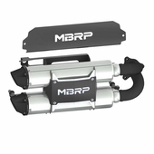 MBRP Performance Series Dual Stacked Slip On Exhaust - Polaris RZR PRO S, PRO XP, Turbo R