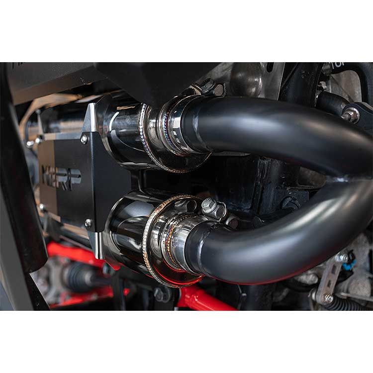 RZR PRO XP MBRP Performance Series Dual Stacked Slip On Exhaust