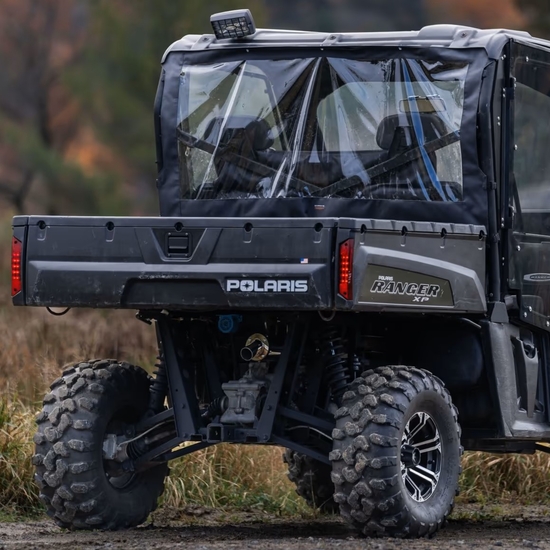 MBRP Performance Series Single Slip On Exhaust - 2010-16 Full Size Polaris Ranger XP 800 - alt image 0