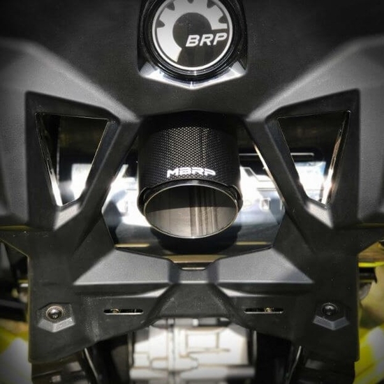 MBRP Performance Series Single Slip On Exhaust - Can Am Maverick Sport - alt image 0