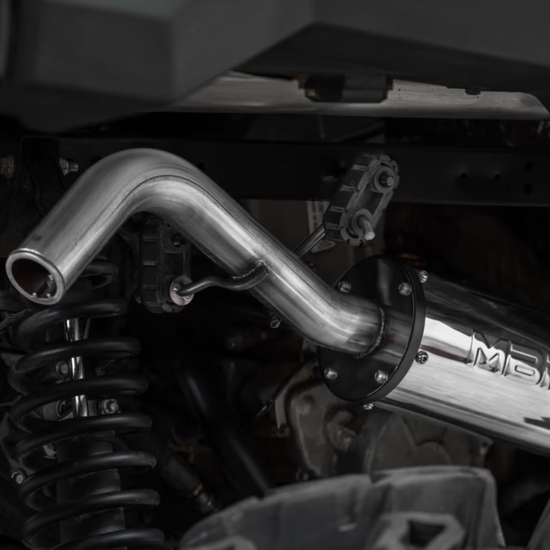 MBRP Performance Series Single Slip On Exhaust - Full Size Polaris Ranger 1000, XP 1000 - alt image 1
