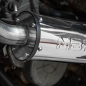 MBRP Performance Series Single Slip On Exhaust - Full Size Polaris Ranger 1000, XP 1000