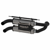 MBRP Performance Series Slip On Dual Stack Exhaust - 2011-14 Polaris RZR XP 900