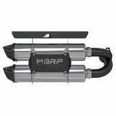 MBRP Performance Series Slip On Dual Stack Exhaust - 2014 Polaris RZR XP 1000